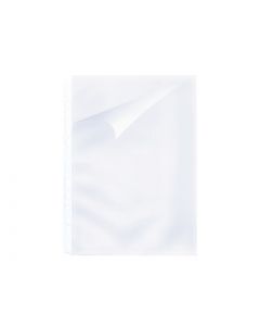 Folie  protectie "L" pentru documente A4, 120 microni, 100 buc/cutie, KANGARO - cristal