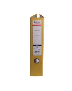 Biblioraft plastifiat 7,5 cm Optima Classic A4 - galben