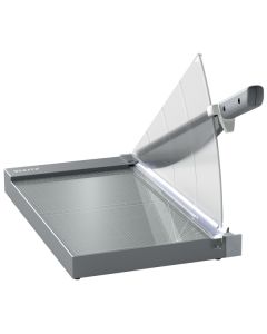 Ghilotina LEITZ Office Pro Precision, A4 MAXI, 25 coli, indicator laser inclus, gri