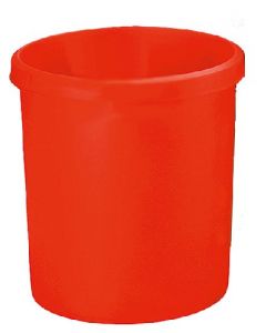 Cos de birou pentru hartii, 18 litri, HAN Grip - rosu