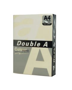 Hartie color pentru copiator  A4,  80g/mp,  25coli/top, Double A - pastel ivory