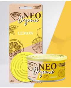 Odorizant auto conserva INSENTI Air Freshener Neo Organic - lemon, 45g