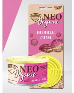 Odorizant auto conserva INSENTI Air Freshener Neo Organic - bubble gum, 45g