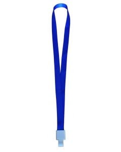 Lanyard textil, 15mm latime,snap clip, KEJEA - albastru
