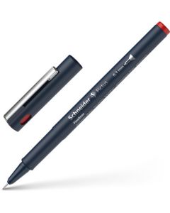 Liner pentru desen tehnic SCHNEIDER Pictus, varf fetru 0.1mm - rosu