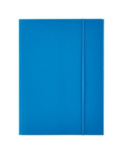 Mapa din carton plastifiat cu elastic ESSELTE Economy A4 - albastru deschis