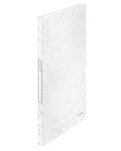 Mapa de prezentare LEITZ WOW, coperta moale, PP, A4, 20 de folii, alb