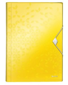 Mapa tip proiect LEITZ WOW, PP, A4, 250 coli, galben