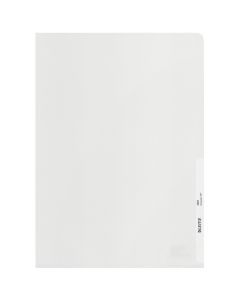 Mapa de protectie Leitz Recycle, deschidere superioara si lateral dreapta, PP, 90% reciclat, reciclabil, A4, 40 coli, 100 buc/cutie