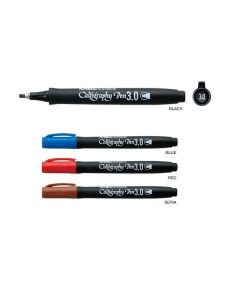 Marker ARTLINE Supreme Calligraphy, varf tesit din fetru 3.0mm - negru