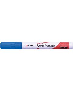 Marker cu vopsea PENAC, rezistent la temperaturi inalte, varf rotund, grosime scriere 2-4mm - albast