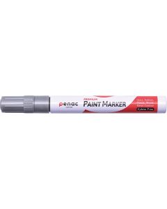 Marker cu vopsea PENAC, rezistent la temperaturi inalte, varf rotund, grosime scriere 2-4mm - argint