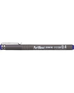 Liner pentru desen tehnic ARTLINE, varf fetru 0.4mm - albastru