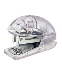 Capsator plastic Rapid F4, 10 coli, blister, 1000 capse 26/6 incluse, transparent