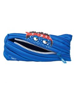Penar cu fermoar, ZIPIT Talking Monstar - albastru royal