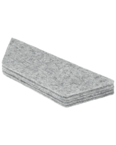 Rezerva NOBO, pentru burete (1905325), 10 buc/set, gri