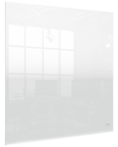 Tabla NOBO, acrylic, pentru birou sau perete,  45x45 cm, marker inclus, transparent