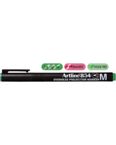 Marker permanent OHP ARTLINE 854, varf mediu - 1.0mm - verde