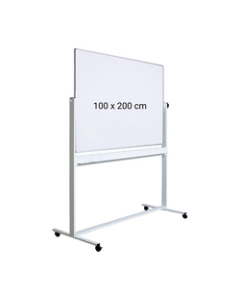 Whiteboard mobil magnetic muntifunctional 100 x 200 cm Optima