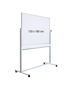 Whiteboard mobil magnetic muntifunctional 120 x 180 cm Optima