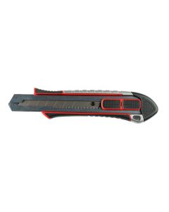 Cutter Optima Industrial, lama 25mm SK2 - tratata, 2 functiuni, sina metalica, zinc cu ABS