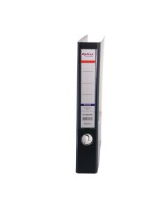 Biblioraft A4 Carton Marmorat Optima, 5 cm cotor, Margine Metalica
