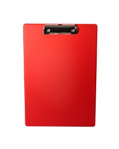 Clipboard simplu A4, plastifiat PP, Optima - rosu