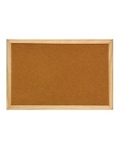 Panou pluta cu rama din lemn,  90 x 120 cm