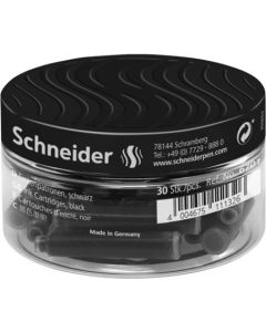 Patroane SCHNEIDER,  30buc/borcan cu capac plastic - cerneala neagra