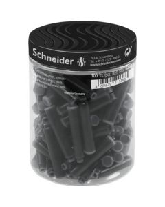 Patroane SCHNEIDER, 100buc/borcan cu capac plastic - cerneala neagra