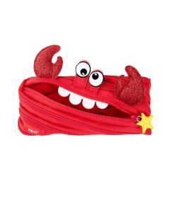 Penar cu fermoar, ZIPIT Creature Monster Clive - crab rosu