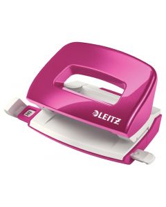 Perforator metalic LEITZ WOW 5060 MINI NeXXt Series, 10 coli, roz