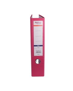 Biblioraft plastifiat 7,5 cm Optima Classic A4 - roz