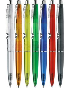 Pix SCHNEIDER K20 Icy colours, clema metalica, culori asortate - scriere albastra