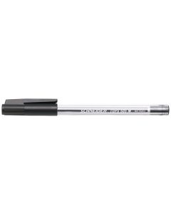 Pix SCHNEIDER Tops 505M, unica folosinta, varf mediu, corp transparent - scriere neagra
