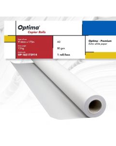 Rola Hârtie Copiator A0+ Optima Premium - 80gr, 914mm x 175m