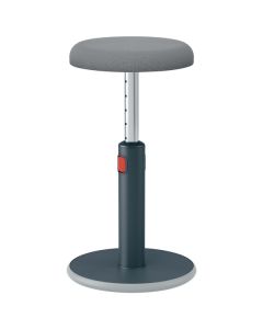Scaun/taburet ergonomic LEITZ Cosy, pozitie sezut/ in picioare, gri antracit