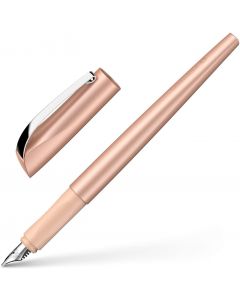 Set stilou caligrafie SCHNEIDER Callissima, cutie cadou, 3 capete stilou+6 rezerve cerneala-piersica