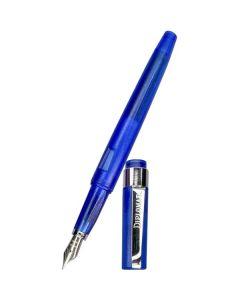 Stilou DIPLOMAT Magnum, cu penita M, din otel inoxidabil - demo blue