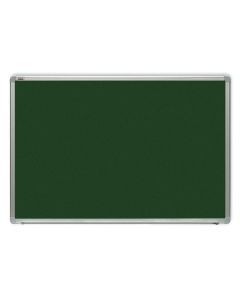 Tabla magnetica scolara, verde 120x300 cm, cu rama din aluminiu Optima