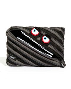 Penar cu fermoar, ZIPIT Wildlings Jumbo - negru