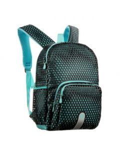 Rucsac ZIPIT Mesh Black & Blue, cu buzunare laterale
