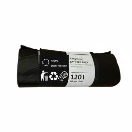 Saci Menajeri AMECO 120L (70x110 cm), 24 Microni - Plastic Reciclabil, Rola 10 Bucati