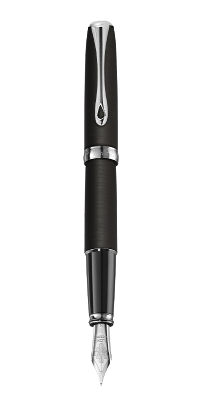 Instrumente de scris de lux, Stilou Diplomat Excellence A2, cu penita M, din otel inoxidabil - Oxyd Iron - vectordirect.ro