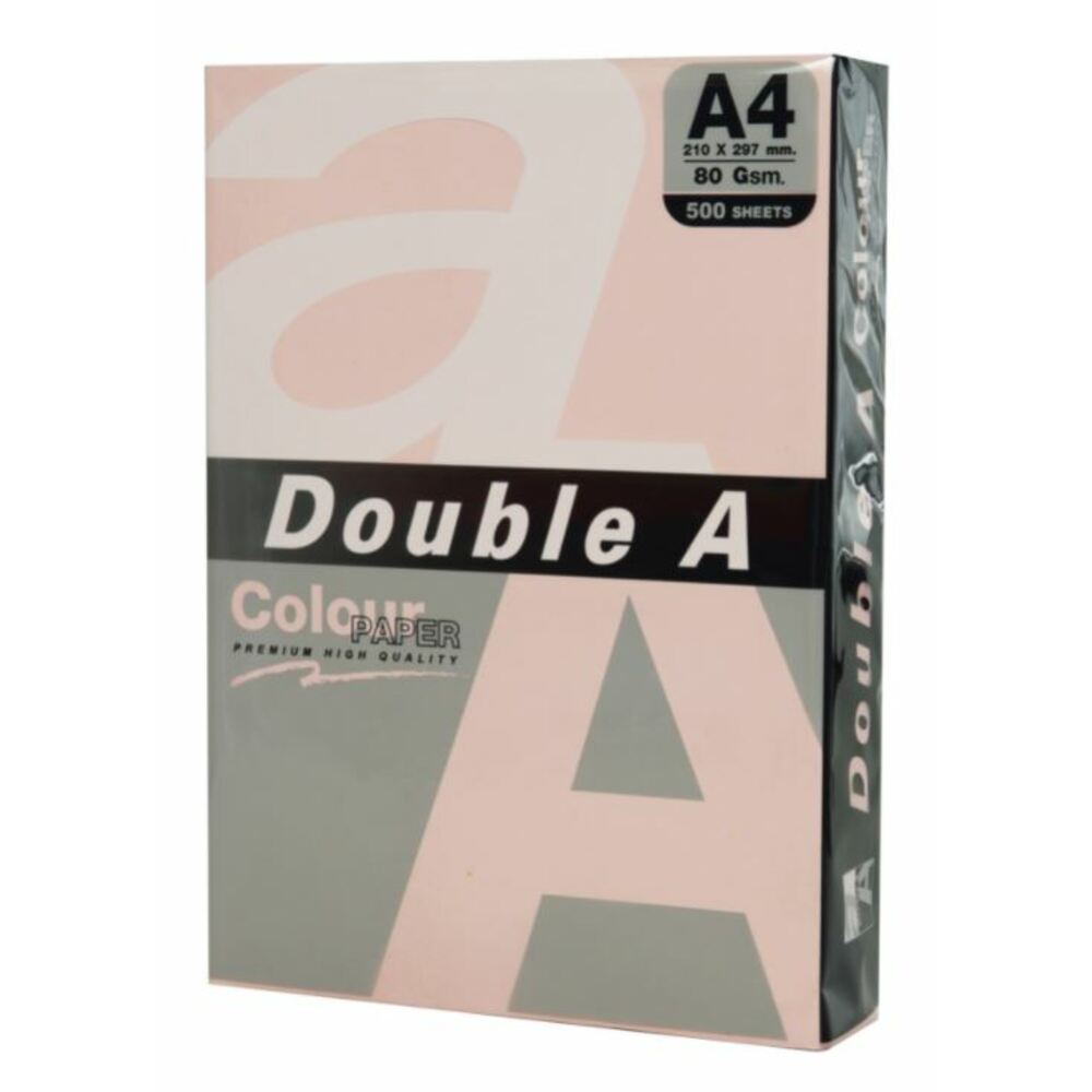 Toate produsele, Hartie color pentru copiator A4, 80g/mp, 500coli/top, Double A - pastel flamingo - vectordirect.ro