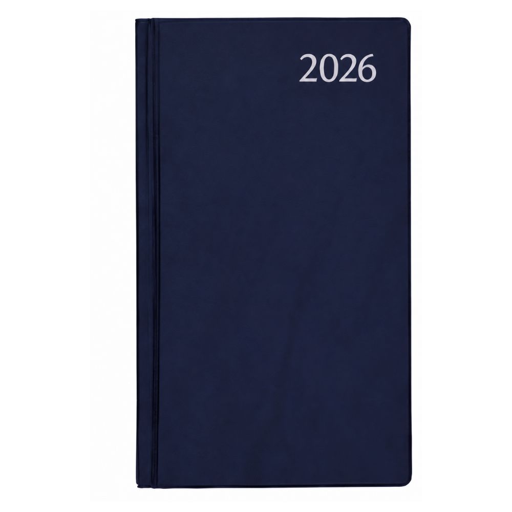 Agenda nedatata VISUPLAN Alaska, 9 x 16,5 cm, 144 pagini, spirala, 7 zile/2 pagini, culori asortate