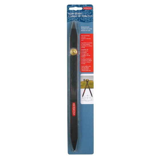 Rechizite scolare Derwent Das Scrikss, Divizor de scala DERWENT Professional, proportii 4:1 - 1:4, negru - vectordirect.ro