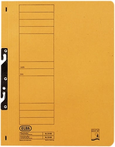 Toate produsele, Dosar carton pentru incopciat, coperta 1/1 ELBA Smart Line - orange - vectordirect.ro