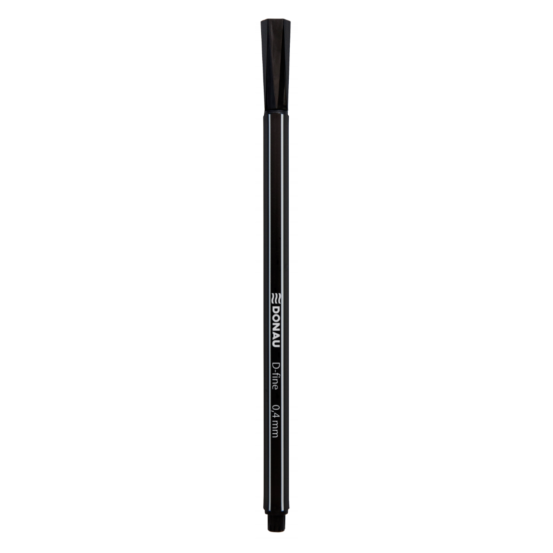 Toate produsele, Fine liner, varf fetru 0.4mm, DONAU D-Fine - negru - vectordirect.ro