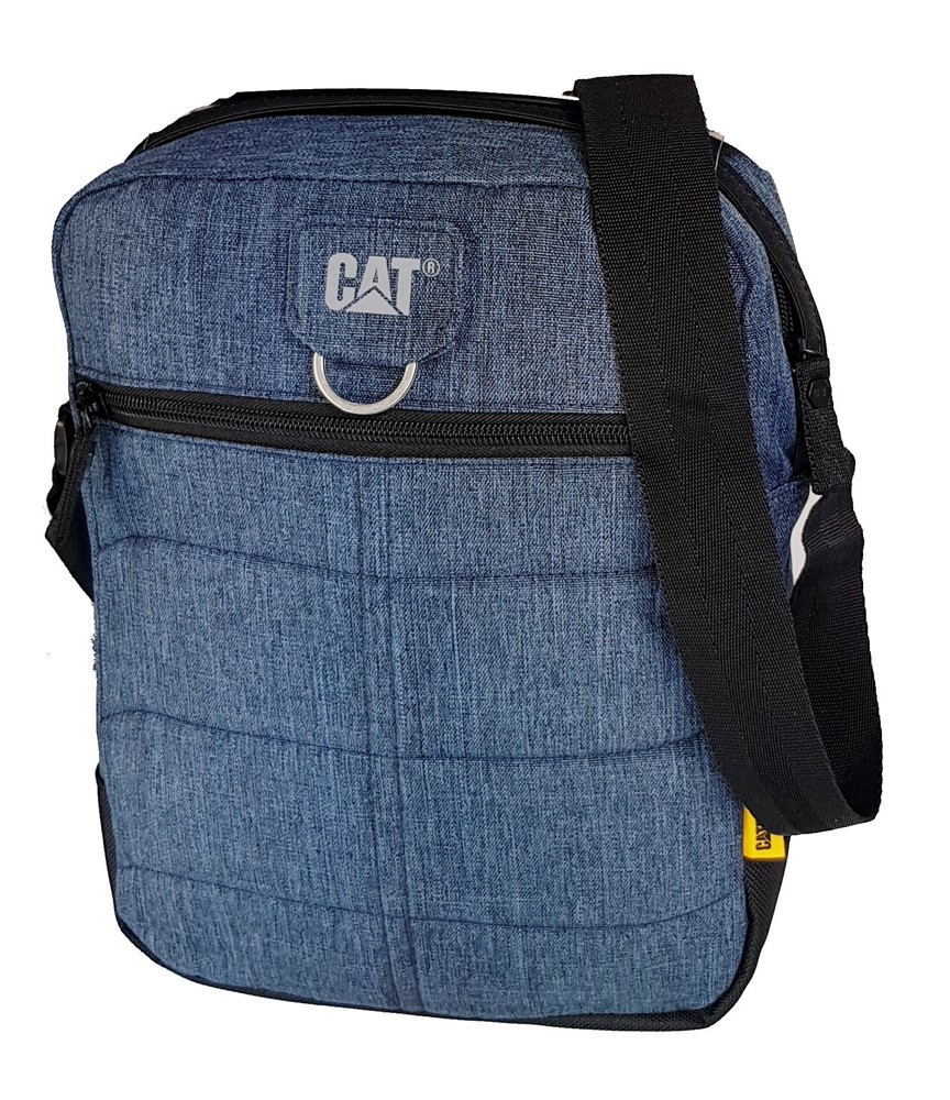 Toate produsele, Geanta tableta CATERPILLAR Millennial Classic - Ryan, material 600D HD polyester - negru/bleumarin - vectordirect.ro